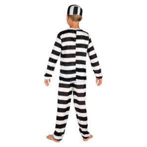Carnaval kostuum kind - Lier - beroep - verkleedkledij kinderen - boef - gestreept pak - gevangenisbol - dief - thema politie