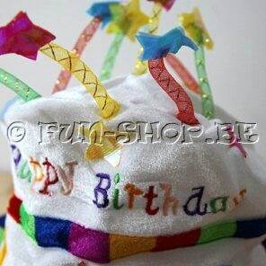 Lier - Verjaardag - stoffen kroon - kaarsjes - herbruikbare verjaardagskroon - gelukkige verjaardag - feesthoed - jarig