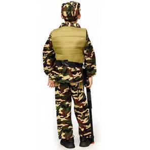 Carnaval kostuum kind - Lier - beroep - verkleedkledij kinderen - army - camouflage - kogelvrije vest - soldaat