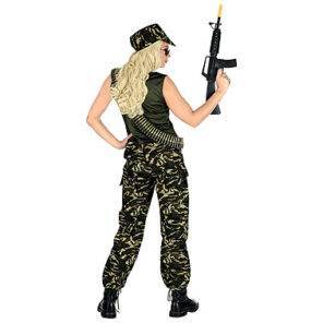 Lier - Fun - Shop - Verkleedkostuum volwassenen - landen - beroep - leger - army - soldaten - camouflage - oorlog - mitraillette