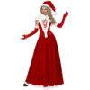 Lier - Kerstmis - Kerst kostuums - themafeest - Merry Christmas - dames - kerstjurk - rood kleed - witte pluche