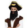 Fun - Shop - Feestwinkel - Carnaval - Halloween - zwarte snor - zwarte baard - piraat - piraten - oude man - foute party