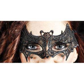 Lier - Carnaval - Halloween - stoffen masker - kanten masker - eye mask - vleermuis - vampieren