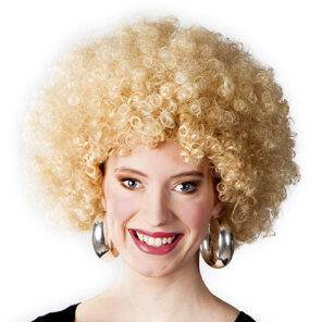 Lier - Carnaval - Halloween - nep haar - themafeest - Jaren 60 - Jaren 70 - Disco - krullend haar - afro - pruiken - haren