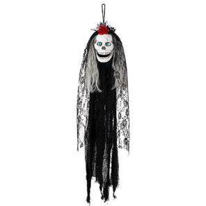 Halloween Decoratie - Lier - wanddecoratie - dia de los muertos - day of the dead - sprekend skelet - lichtgevend doodshoofd