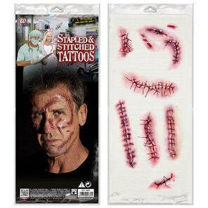 Halloween accessoires - Lier - special effects - film - televisie - theater - nepwonde - special FX - tatoeage - afwasbare tattoo