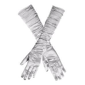 Handschoenen Ruffle Zilver