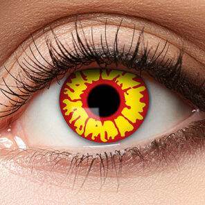 Lier - Carnaval - Halloween - contactlenzen - kleurlens - gekleurde lenzen - party lens - yellow eyes - weerwolf - werewolf