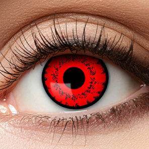 Lier - Carnaval - Halloween - contactlenzen - kleurlens - gekleurde lenzen - party lens - rood oog - red eyes