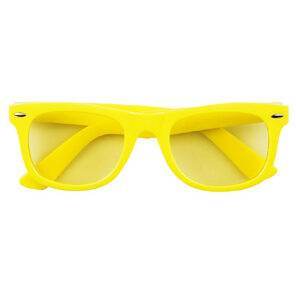 Lier - Fun - Shop - Carnaval - Fluo dag - neon - geel - brillen - gekke brillen dag - foute party - kamping kitsch - gekleurde bril