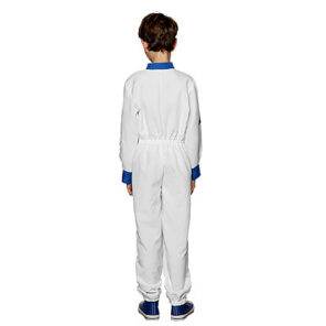 Carnaval kostuum kind - Lier - beroep - verkleedkledij kinderen - ruimte - planeten - witte overall - onesie - astronautenpak