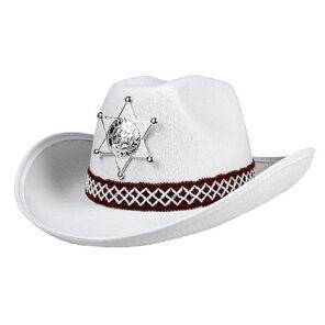 Lier - Carnaval - Western - cowboys - cowgirl - hoed - themafeest - western hoofddeksel - volwassenen - kinderen - wit