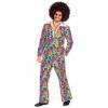 Fun - Shop - Lier - verkleedkostuum - verkleedpak - jaren 60 - sixties - hippie - flower power - purple - toppers - peace