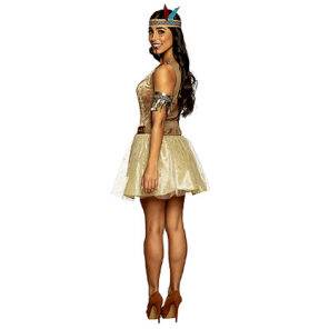 Lier - Verkleedkledij volwassenen - verkleedkostuum - western - indianen kostuum - Pocahontas - Bright Hawk - kleedje