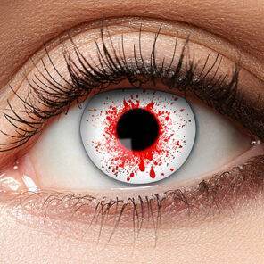 Lier - Carnaval - Halloween - contactlenzen - kleurlenzen - gekleurde lenzen - sterktelens - bloedend oog - bloedspatten