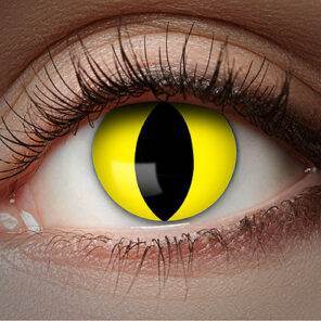 Lier - Carnaval - Halloween - contactlenzen - kleurlens - party lens - gekleurde lenzen - kattenoog - lichtgevend oog - blacklight