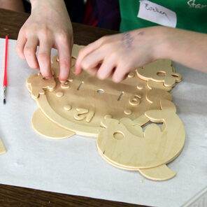 Lier - workshop - verjaardag - geschenk - cadeau - zelf thuis maken - dolfijnen - knutselen - schilderen - creatief met kinderen