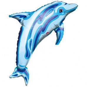 Ballonnen - Lier - feestversiering - Fun-Shop - helium - folie ballon - dolphin - zee - sea - beach - dieren - dolfijnen