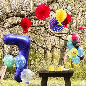 Ballonnen - Lier - feestversiering - latex ballon - Fun-Shop - helium - verjaardag - hero - avengers - spiderman - batman