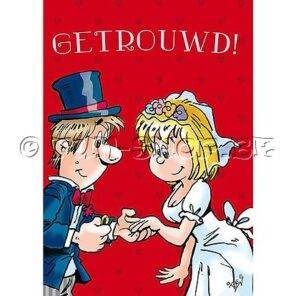 Lier - trouwen - huwelijk - huwelijksverjaardag - jubileum - bruiloft - zilveren - gouden - wenskaart - kaartje huwelijk
