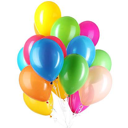 Ballonnen Color Mix incl Ballonlint - 30 stuks - Fun-shop