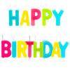 Verjaardagskaars - Jarig - feest - kleurrijk - taarttopper - caketopper - feestversiering - decoratie - Lier - verjaardag