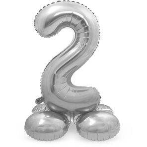 Ballonnen - Lier - feestversiering - decoratie - aankleding - themafeest - cijfers - verjaardag - zilveren jubileum - zilver