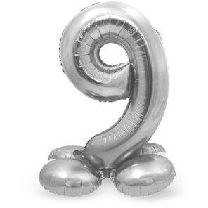 Ballonnen - Lier - feestversiering - decoratie - aankleding - themafeest - cijfers - verjaardag - zilveren jubileum - zilver