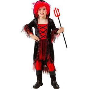 Carnaval kostuum kind - Lier - verkleedkledij kinderen - Halloween - duivel - heks - demonen - meisje - girl - horror