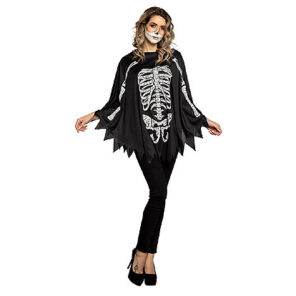 Carnaval kostuum kind - Lier - verkleedkledij volwassenen - Halloween - cape - skelet - geraamte - day of the dead - bones - botten