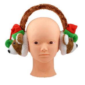 Lier - Fun-Shop - Kerstmis - Nieuwjaar - Kerstfeest - Kerstcadeau - Origineel cadeau - gekke oorwarmers - rendier - knuffelbeer