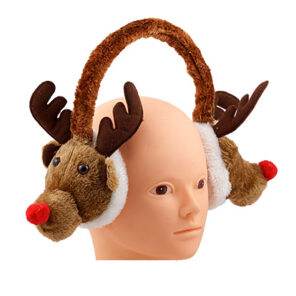 Lier - Fun-Shop - Kerstmis - Nieuwjaar - Kerstfeest - Kerstcadeau - Origineel cadeau - gekke oorwarmers - rendier - knuffelbeer