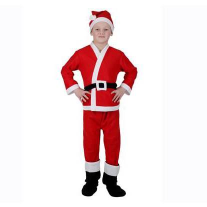 Lier - Kerstmis - Kerst kostuums - themafeest - Merry Christmas - kind - kerstkostuum jongen - rood kleed - witte pluche