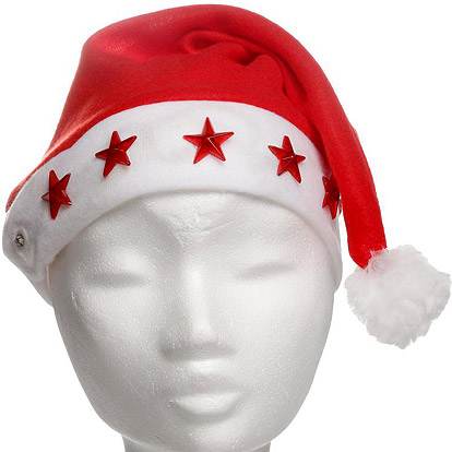 Lier - Fun-Shop - Kerstmis - Nieuwjaar - Kerstfeest - Kerstcadeau - Origineel cadeau - gekke kerstmuts - sterretjes - stars