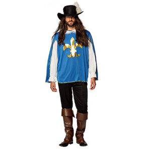 Carnaval kostuum - Lier - verkleedkledij volwassenen - soldaat - musket - degen - sabel - de drie musketiers - middeleeuwen