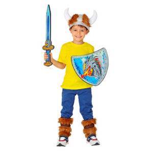 Lier - Fun - Shop - Carnaval - verkleden - kostuum kind - zwaard - schild - speelgoed - sabel - foam - viking - ridder - draak