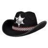 Lier - Carnaval - Western - cowboys - cowgirl - hoed - themafeest - western hoofddeksel - volwassenen - kinderen - zwart