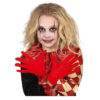 Fun - Shop - Lier - Carnaval - Halloween - kostuum - verkleedpak - handschoen kind - rode handschoen - clown - voodoo - gothic