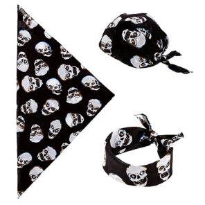Lier - Fun - Shop - Carnaval - Halloween - biker - griezel - punk - foute party - coco loco - schedel - skull - zakdoek - sjaal