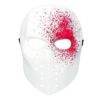 Lier - Fun - Shop - Carnaval - Halloween - pvc masker - griezelig - filmfiguur - killer - bloederig - mask - wit masker - bloed