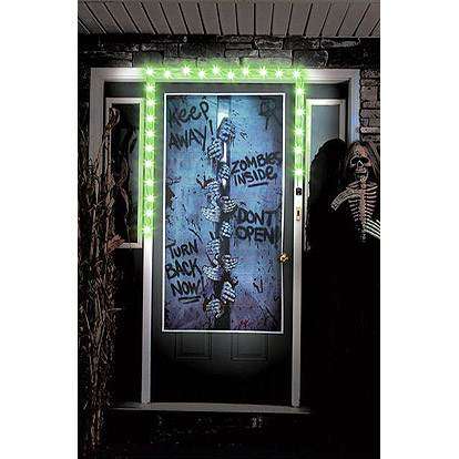 Lier - Fun - Shop - Halloween - Decoratie - Versiering - welkom - deurversiering - deurbel - ledstrip - verlichting - zombies
