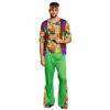 Lier - Fun - Shop - Carnaval - verkleden - kostuum - toppers - hippie - flower power - paars - bloemen - reggae - jaren 60 - 60's