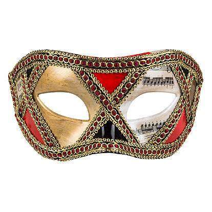 Fun - Shop - Lier - carnaval - feestwinkel - venitiaans masker - mask - muzieknoot - partituren - oogmasker - gemaskerd bal