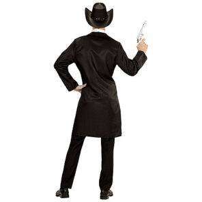 Lier - Fun - Shop - Carnaval - Feestwinkel - western - cowboy - sheriff - nachtwacht - cooper - zwarte lange jas - cowboyhoed