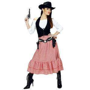 Lier - Fun - Shop - Carnaval - Feestwinkel - western - cowboy - sheriff - cowboyhoed - pistool - verkleedkostuum vrouw - kleed