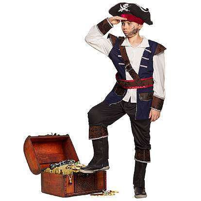 Lier - Fun - Shop - Carnaval - Halloween - piraat - piraten - jongens - pistool - piratenhoed - ooglapje - zwaard - schatkist