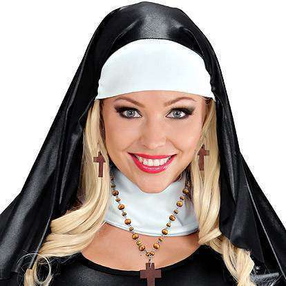 Lier - Fun-Shop - Carnaval - feestartikelen - beroepen - Halloween - pater - priester - non - the nun - houten kruis - paternoster
