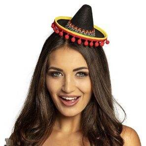 Fun - Shop - Lier - Carnaval - Halloween - Feestwinkel - sombrero - dames - tiara - mexicaan - mexico - hoed - jokershop