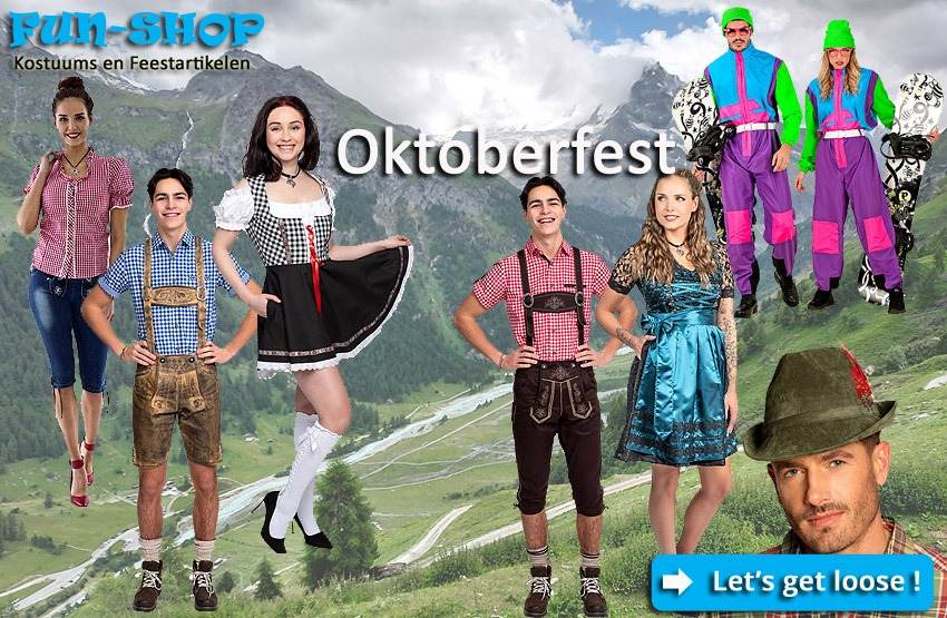 Lier - Fun - Shop - apres ski - moose bar - oktoberfest - tiroler hoed - kleed - oostenrijk - duitsland - traditioneel - lederhosen