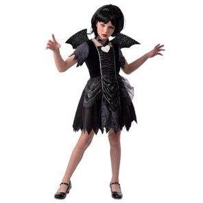 Lier - Fun - Shop - Halloween - Carnaval - Feestwinkel - kostuum kind - vleermuis - bat - nachtwacht - vleugels - zwarte jurk